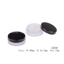 10g mini embalaje de cosméticos polvo suelto de plástico suelto frasco de polvo casos de maquillaje